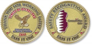 ConocoPhillips Awards Safety with Unique Custom Challenge Coins