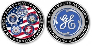 Corporations Welcome Veterans into the Workforce with Custom Challenge Coins